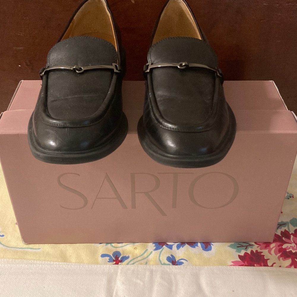 Franco Sarto Women’s Black Loafers